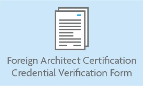 Foreign Architect Path NCARB National Council of Architectural