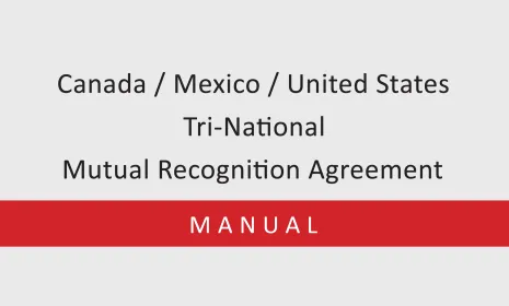 Canada/Mexico/U.S. Tri-National MRA Manual