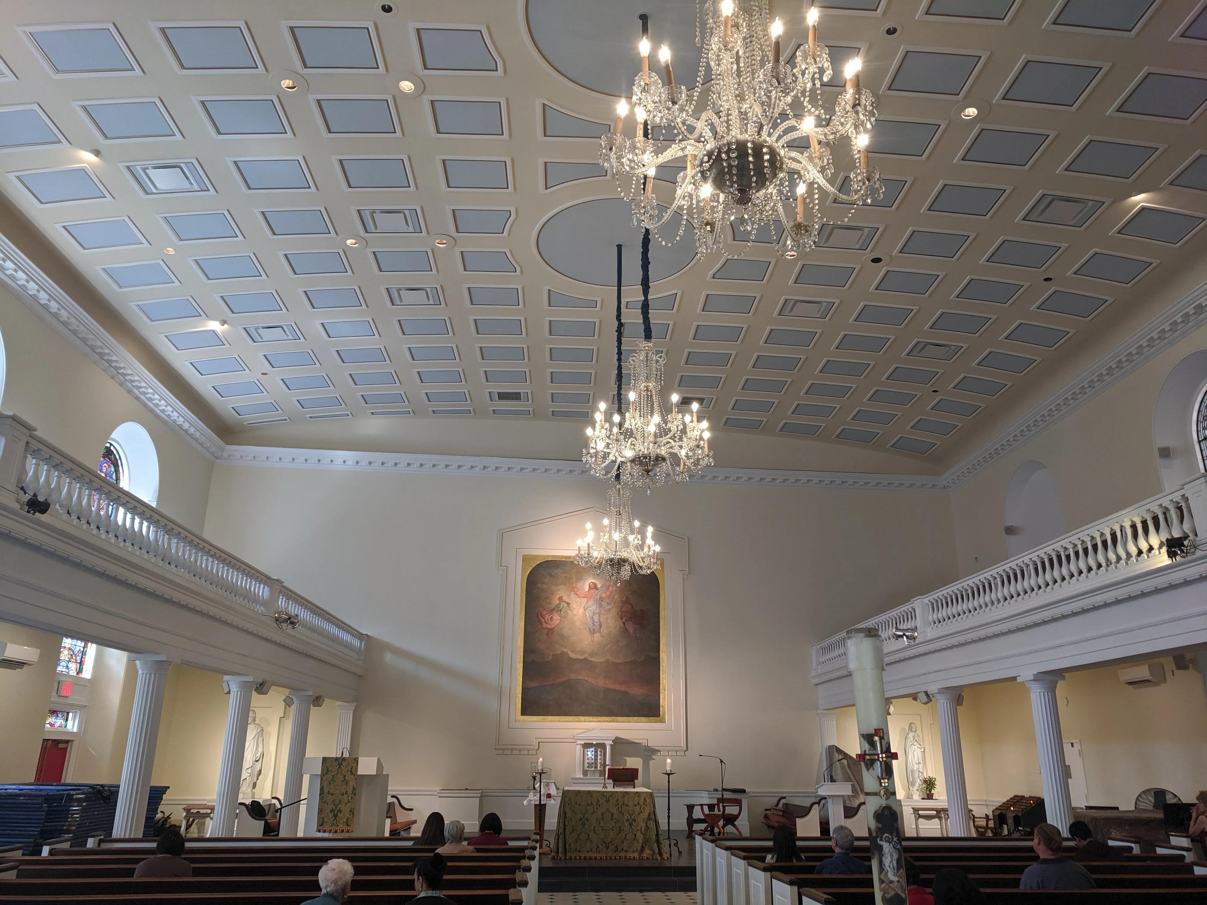 Veronica Blanco renovates the oldest Catholic church in Manhattan. 