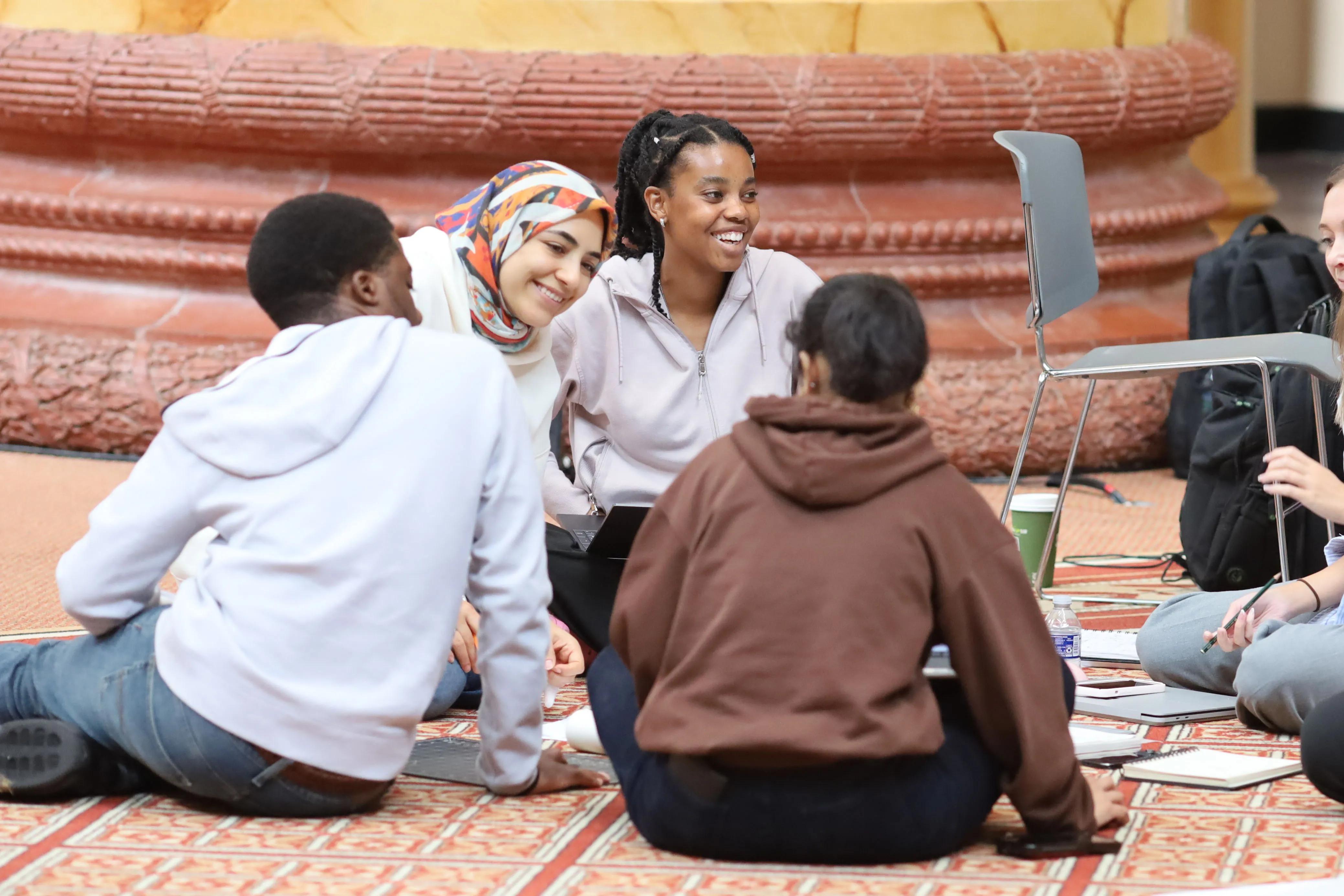 Student teams collaborate at the 2024 Interschool Design Competition in Washington, DC. 