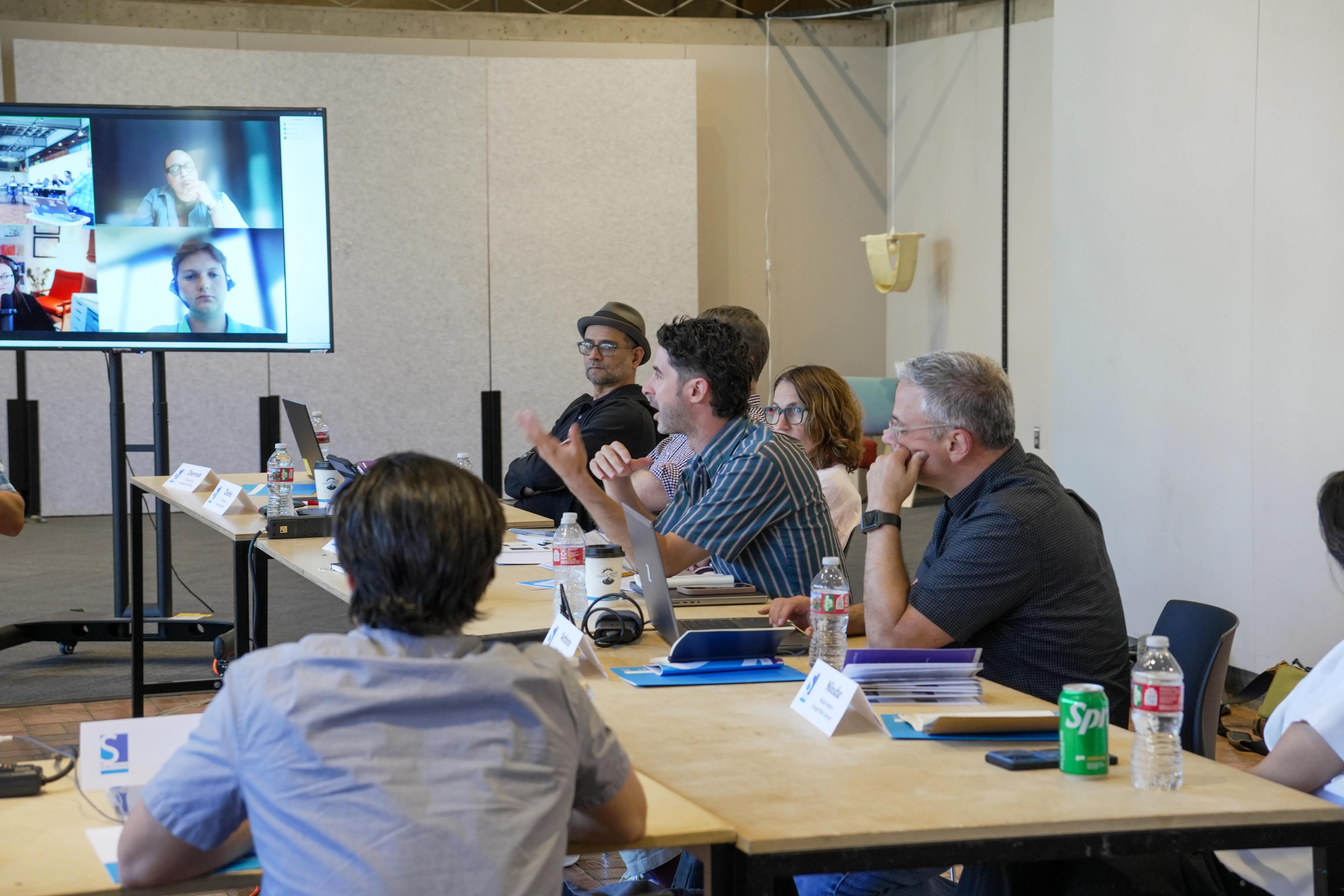 2025 NCARB Scholars during a virtual session exploring careers in architecture.